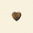 Tiger Eye Hearts - 10mm