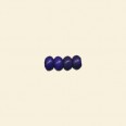 Blue Dyed Howlite Rondelle Bead - 8mm - 16" String