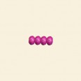 Pink Dyed Howlite Rondelle Bead - 8mm - 16" String