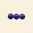 Blue Dyed Howlite Coin Shape Bead - 12mm - 16" String