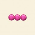 Pink Dyed Howlite Coin Shape Bead - 12mm - 16" String