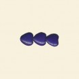 Blue Dyed Howlite Puff Heart Bead - 12mm - 16" String