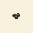 Black Onyx Bead - 4mm - Half Drilled - Pack of 10
