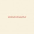 Rose Quartz Rice Bead - 6mm x 4mm - 16" String