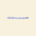 Blue Lace Agate Rice Bead - 6mm x 4mm - 16" String