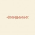 Rose Quartz Flat Star Bead - 7mm - 16" String