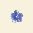 Blue Agate Flower - 20mm 