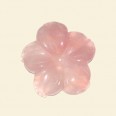 Rose Quartz Flower - 32mm 