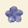 Blue Agate Flower - 32mm 