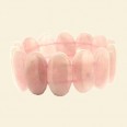 Rose Quartz Gemstone Elasticated Bracelet