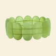 Chinese Jade Gemstone Elasticated Bracelet