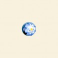 Blue Millefiori Glass Beads - 8mm - Pack of 10 