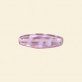 Purple Pressed Glass Tube Bead - 20mm - Pack of 10 