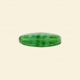 Green Pressed Glass Tube Bead - 20mm - Pack of 10 