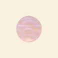 Pink Pressed Glass Flat Disc Bead - 15mm - Pack of 10 