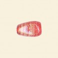 Flame Dichroic Glass Drop Sparkle Bead - 15mm x 10mm  
