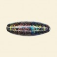 Multi Dichroic Glass Bead - 23mm x 10mm 