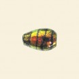 Gold Dichroic Glass Drop Bead - 13mm x 8mm