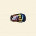 Multi Dichroic Glass Drop Bead - 13mm x 8mm 