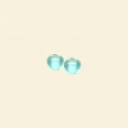 Aqua Glass Transparent Round Beads - 4mm - Pack of 10 