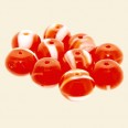 Orange Glass Cushion Beads - 10mm - Pack of 10