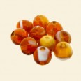 Brown Glass Round Beads - 8mm - Pack of 10