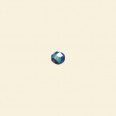 Preciosa Metallic Blue Glass Fire Polished Round Beads - 4mm - Pack of 10 