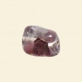 Purple Glass Spotty Foiled Nugget Twist Beads - 15mm x 10mm 