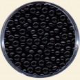 Black Glass Rocailles (Opaque Colours) - Packs of 8/0 Larger