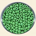 Green Glass Rocailles (Opaque Colours) - Packs of 8/0 Larger