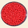 Red Glass Rocailles (Opaque Colours) - Packs of 11/0 Small