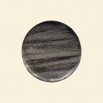 Silver Wood Disc Bead - 30mm 