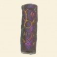 Metallic Coloured Clay Tube Bead - 8 x 24mm - Pack of 10