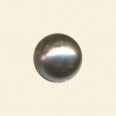 Grey Czech Glass Pearls - 14mm - String