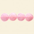 Rose Quartz Twist Beads - 16mm - 16" String