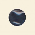 Black Agate Wavy Round Beads - 20mm - 16" String