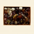 Brown Patterned Assorted Beads - 100 Gram Pack