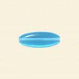Aqua Cats Eye Beads - 18mm x 7mm - String