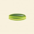 Lime Cats Eye Beads - 18mm x 7mm - String