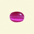 Pink Cats Eye Beads - 14mm x 10mm - String