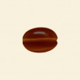 Brown Cats Eye Beads - 14mm x 10mm - String
