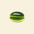 Lime Cats Eye Beads - 14mm x 10mm - String