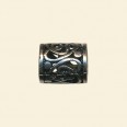 Pewter Effect Antique Look Tube - 13mm 