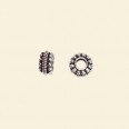 Pewter Effect Antique Look Closed Ring - 10mm 