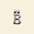 Plated Letter B Pendant - 12mm 