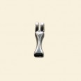 Plated Letter I Pendant - 12mm 