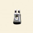 Plated Letter O Pendant - 12mm 
