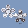 Thai Silver Flower Pendant - 35mm 