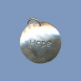 Thai Silver Hope Pendant - 18mm 
