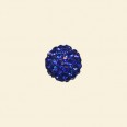 Blue Shamballa Crystal Pave Beads - 10mm 